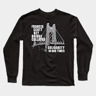 Baltimore Bridge of Unity - Limited Edition Cityscape Art Long Sleeve T-Shirt